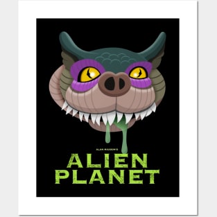 Giree - Alien Planet - No Heart Green Posters and Art